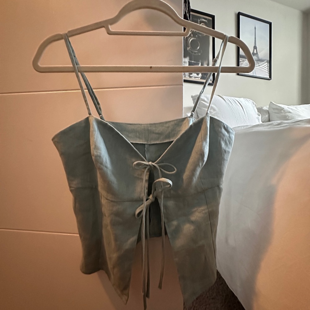 Reformation linen top